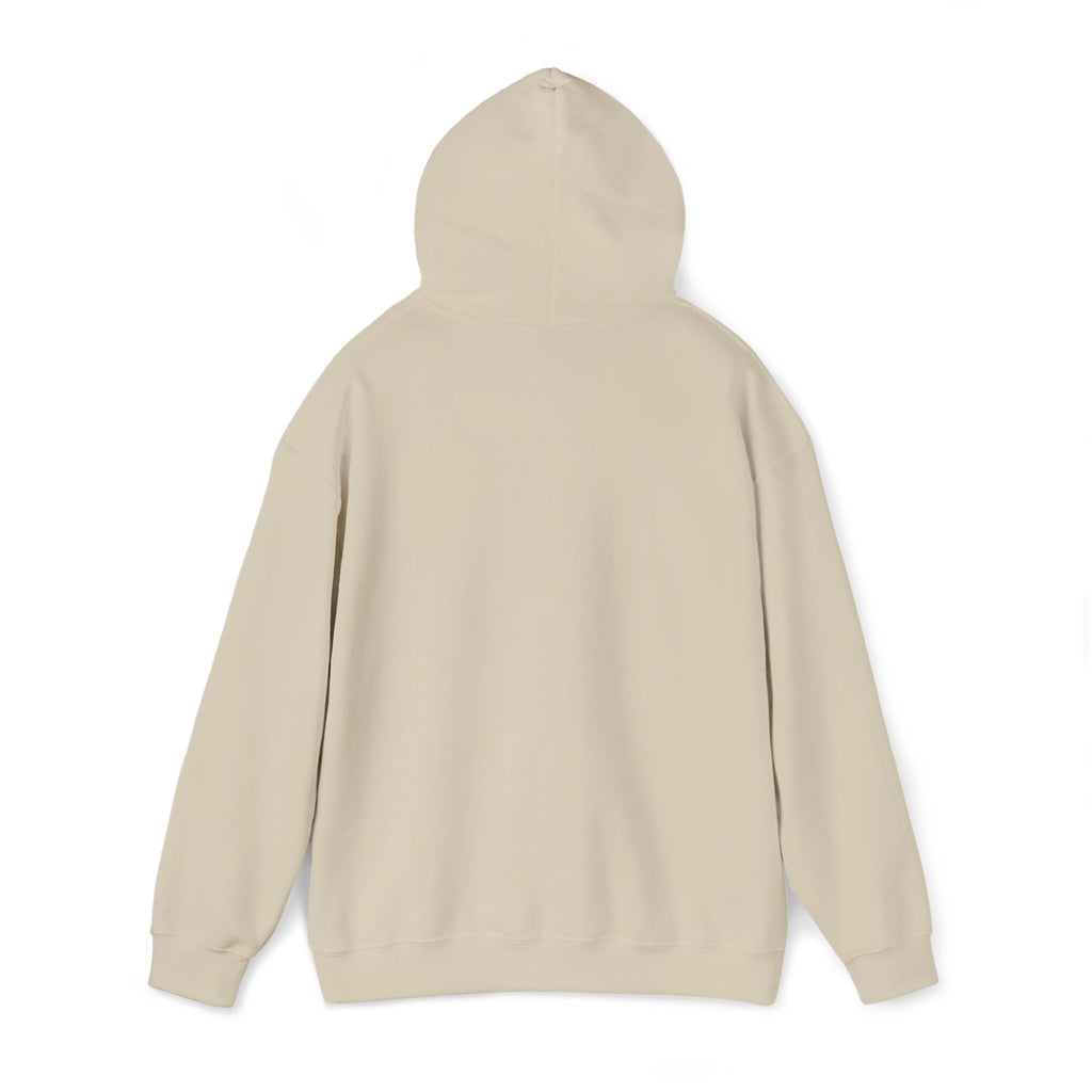 Risk/Reward Graphic Hoodie — “RISK | RICH” Distressed Text Sweatshirt