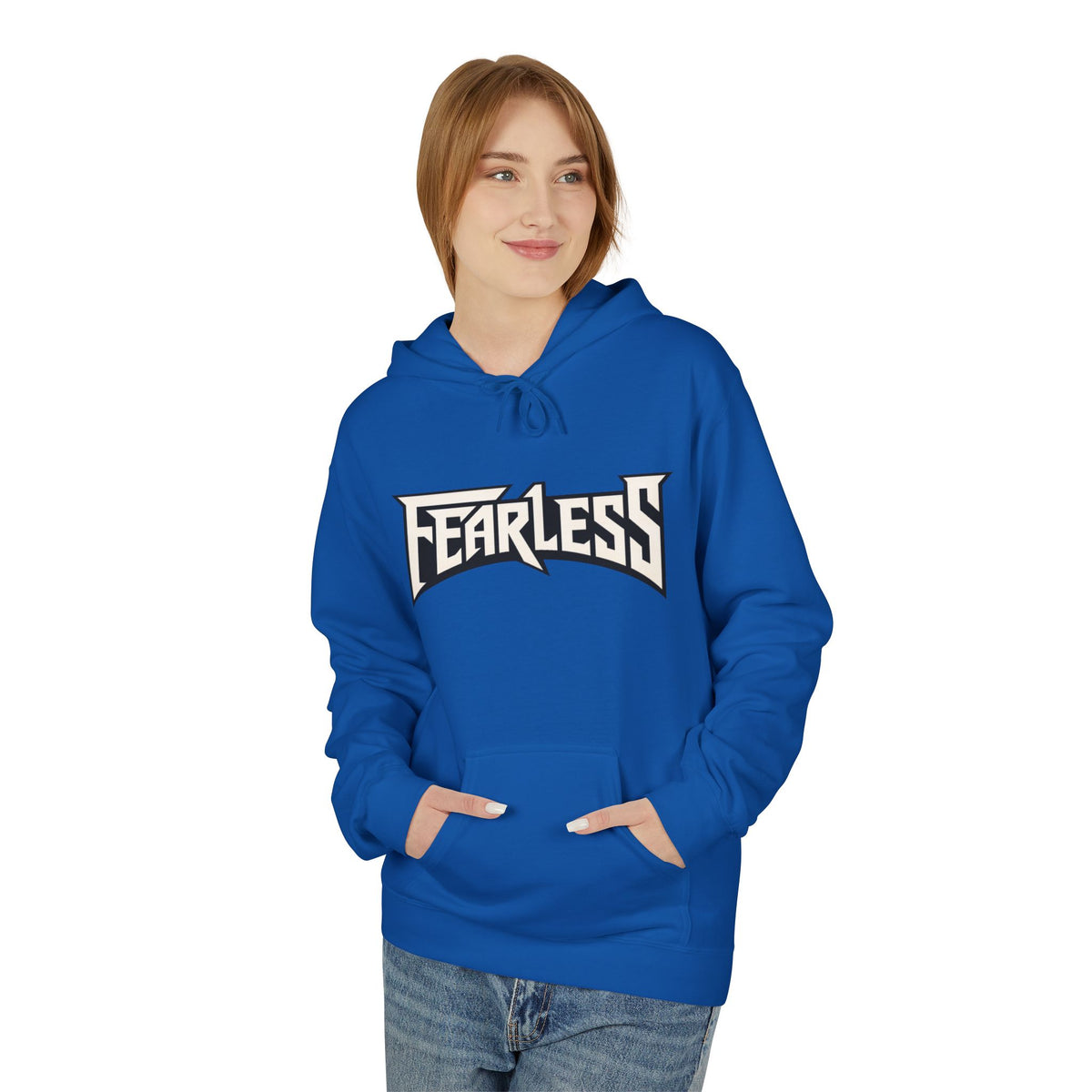 Fearless Graphic Hoodie — Bold Retro Logo Pullover