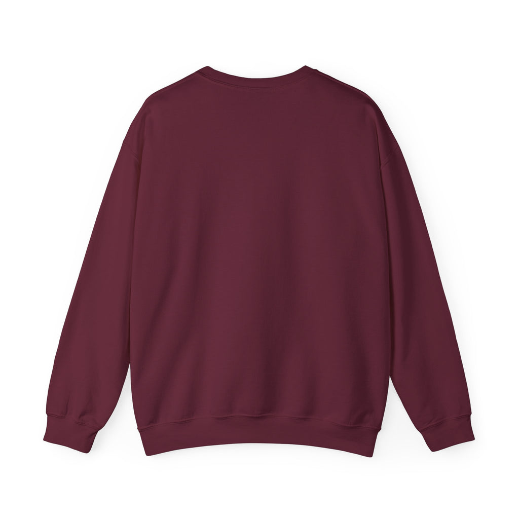 Invictus Crewneck Sweatshirt — Bold Red Script Pullover