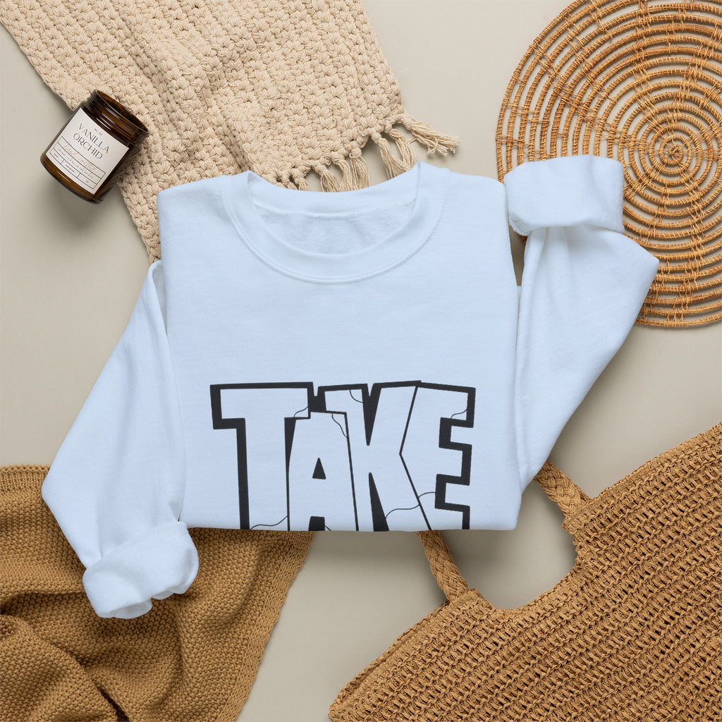 Take Over Crewneck Sweatshirt — Bold Streetwear Graphic Pullover