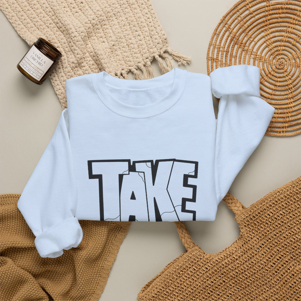 Take Over Crewneck Sweatshirt — Bold Streetwear Graphic Pullover