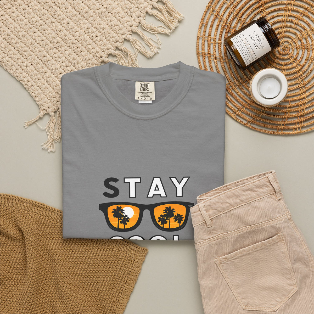 Stay Cool Sunglasses Graphic T-Shirt