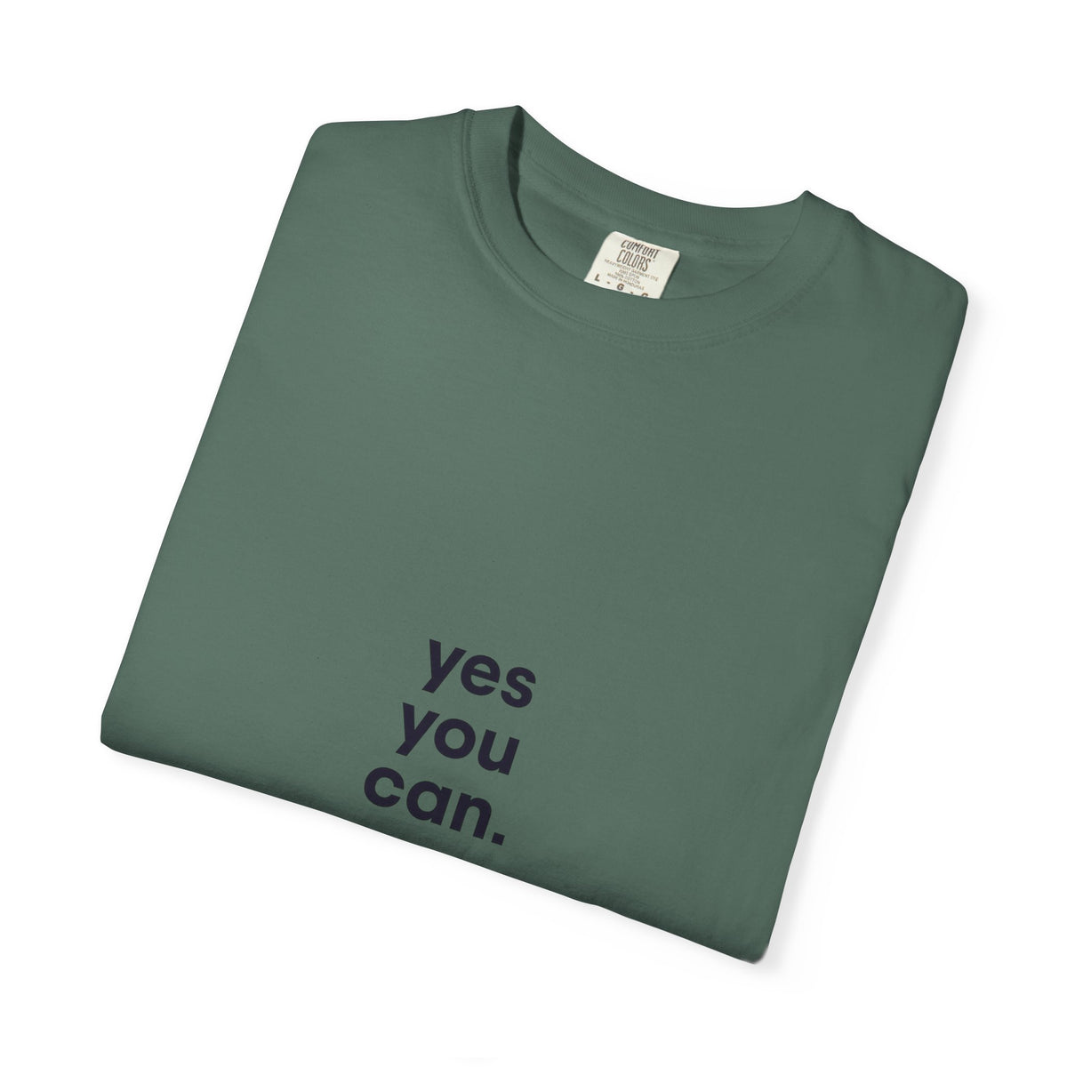 Yes You Can T-Shirt — Minimal Motivational Tee