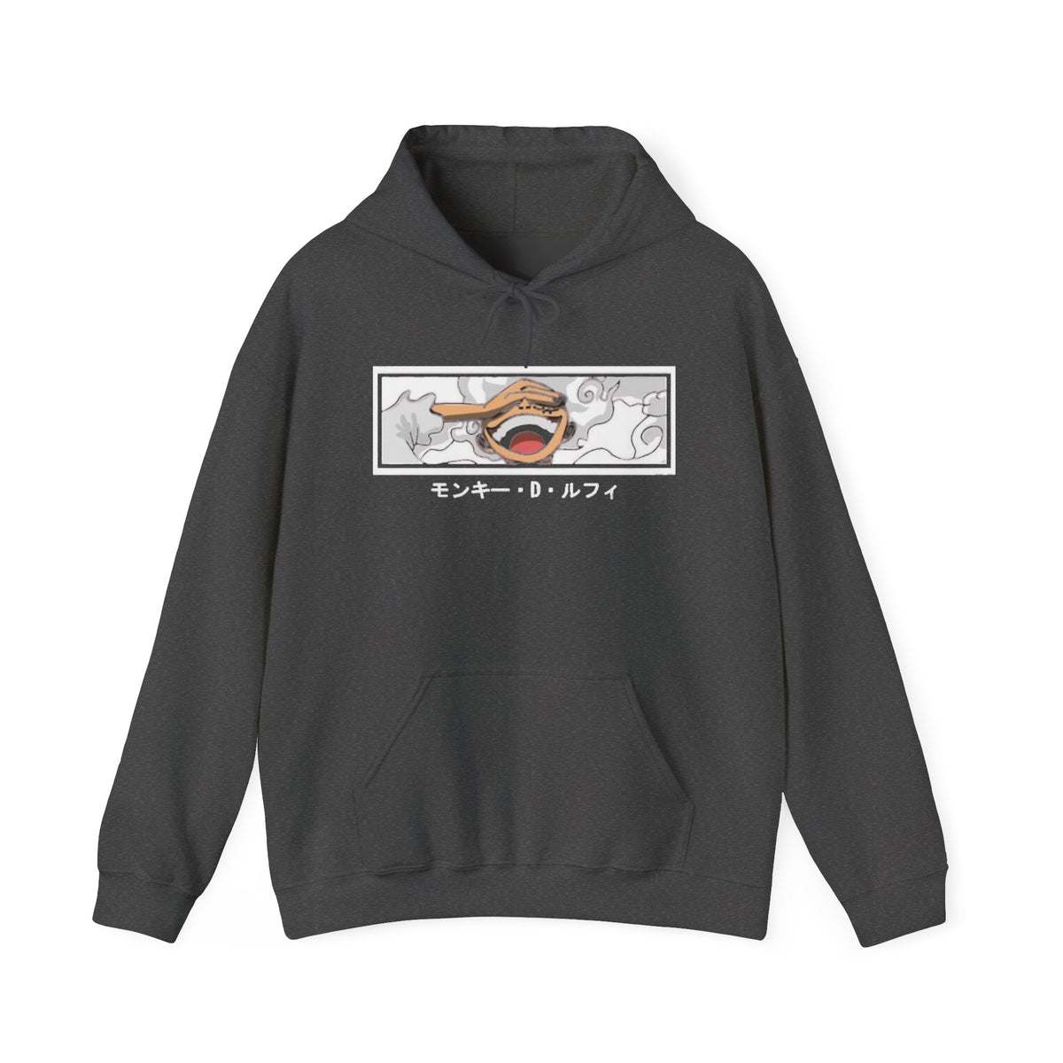 Laughing Mouth Graphic Hoodie — Anime Smile Streetwear Hoodie
