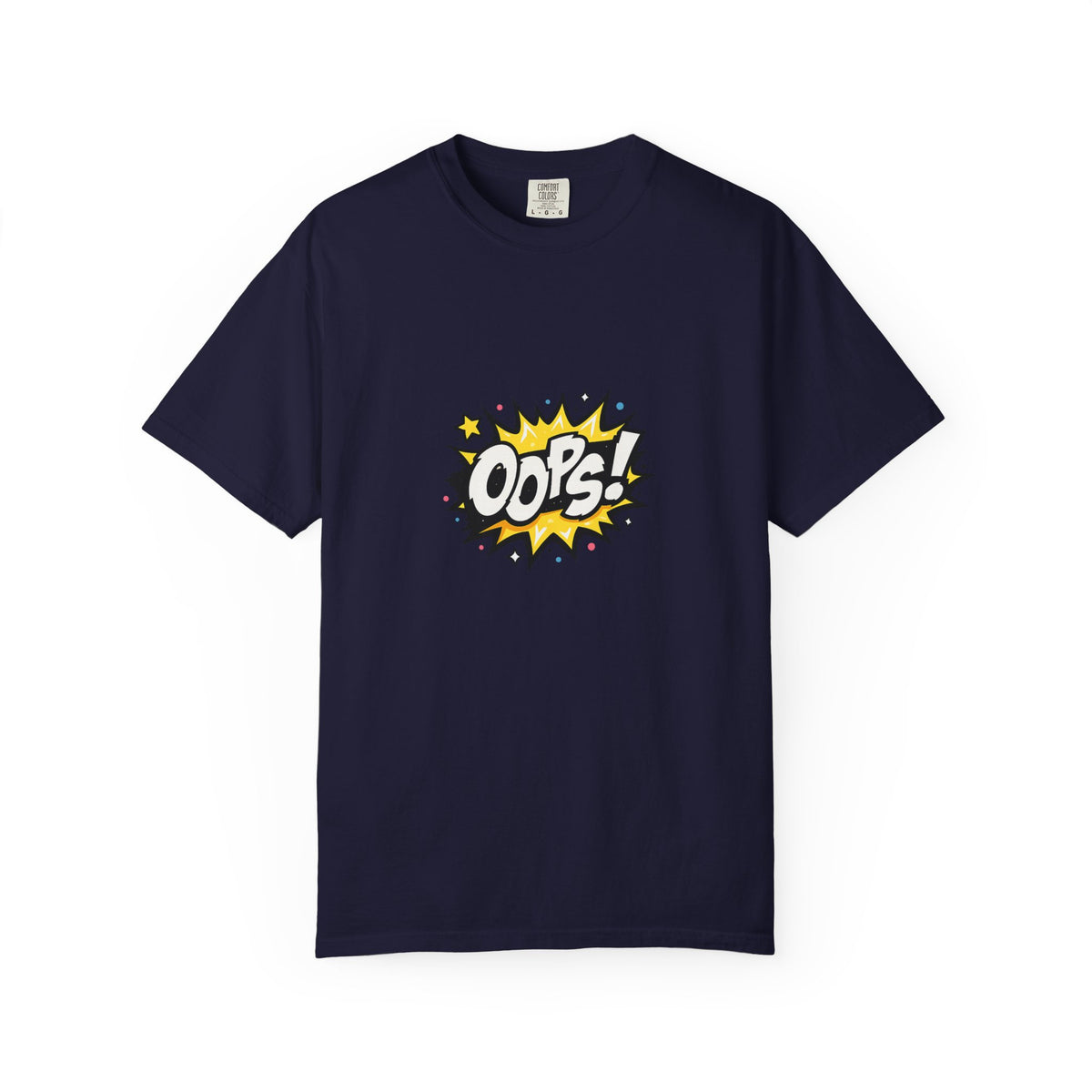 Oops! Comic Graphic T-Shirt — Retro Pop Art Tee