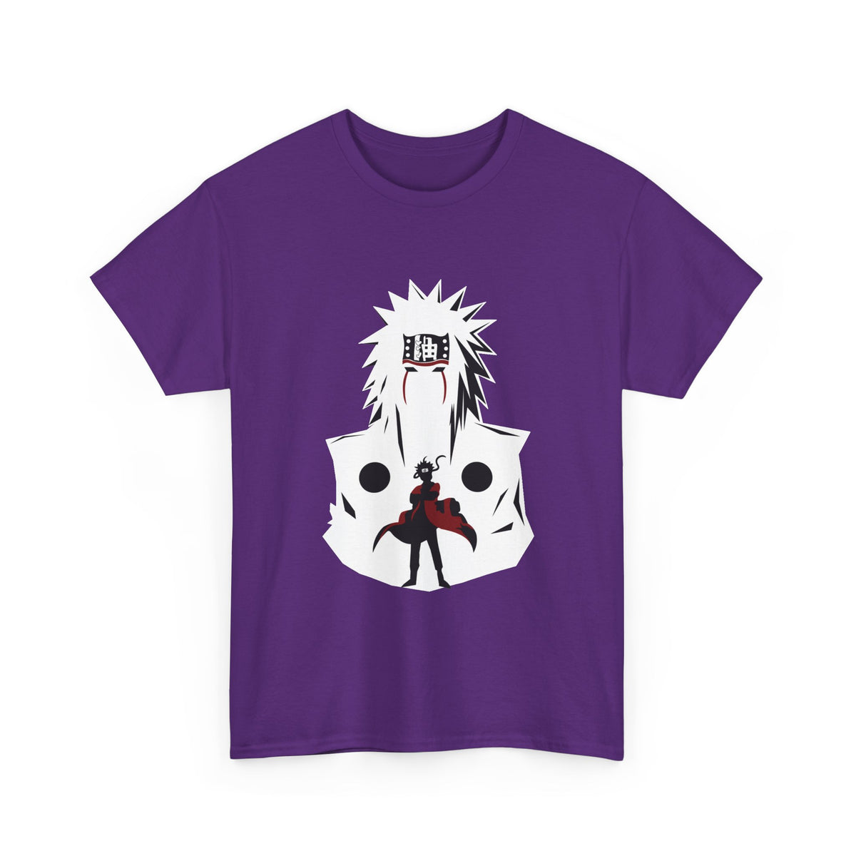 Anime Shadow Warrior T-Shirt — Silhouette Battle Graphic Tee