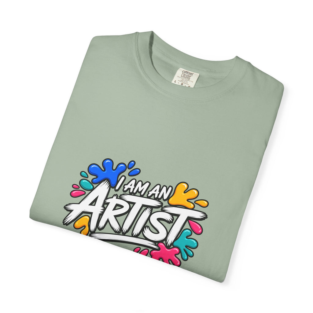 Artist T‑Shirt — "Human Artist" Colorful Paint Splash Graphic Tee