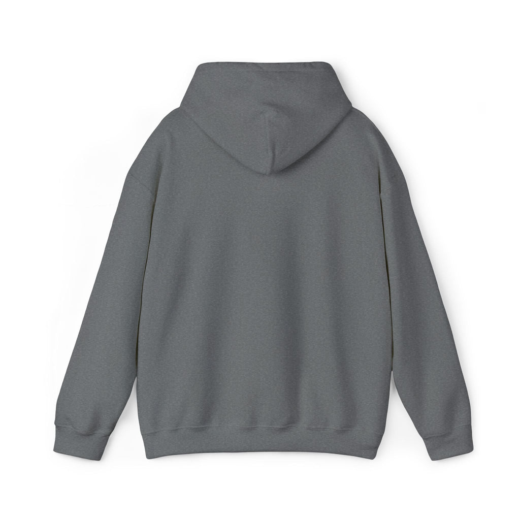 Risk/Reward Graphic Hoodie — “RISK | RICH” Distressed Text Sweatshirt