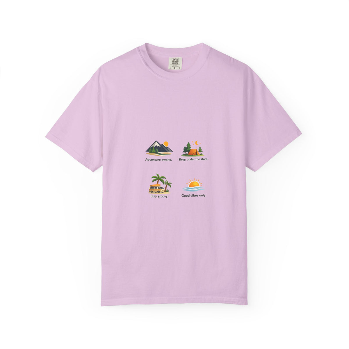 Vintage Surf Van T-Shirt – "Stay Groovy" Retro Beach Tee