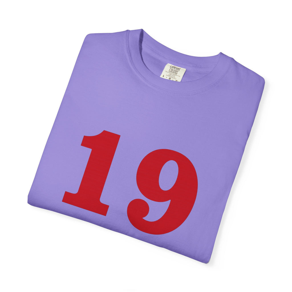 1999 Retro Number T-Shirt — Vintage Birth Year Tee