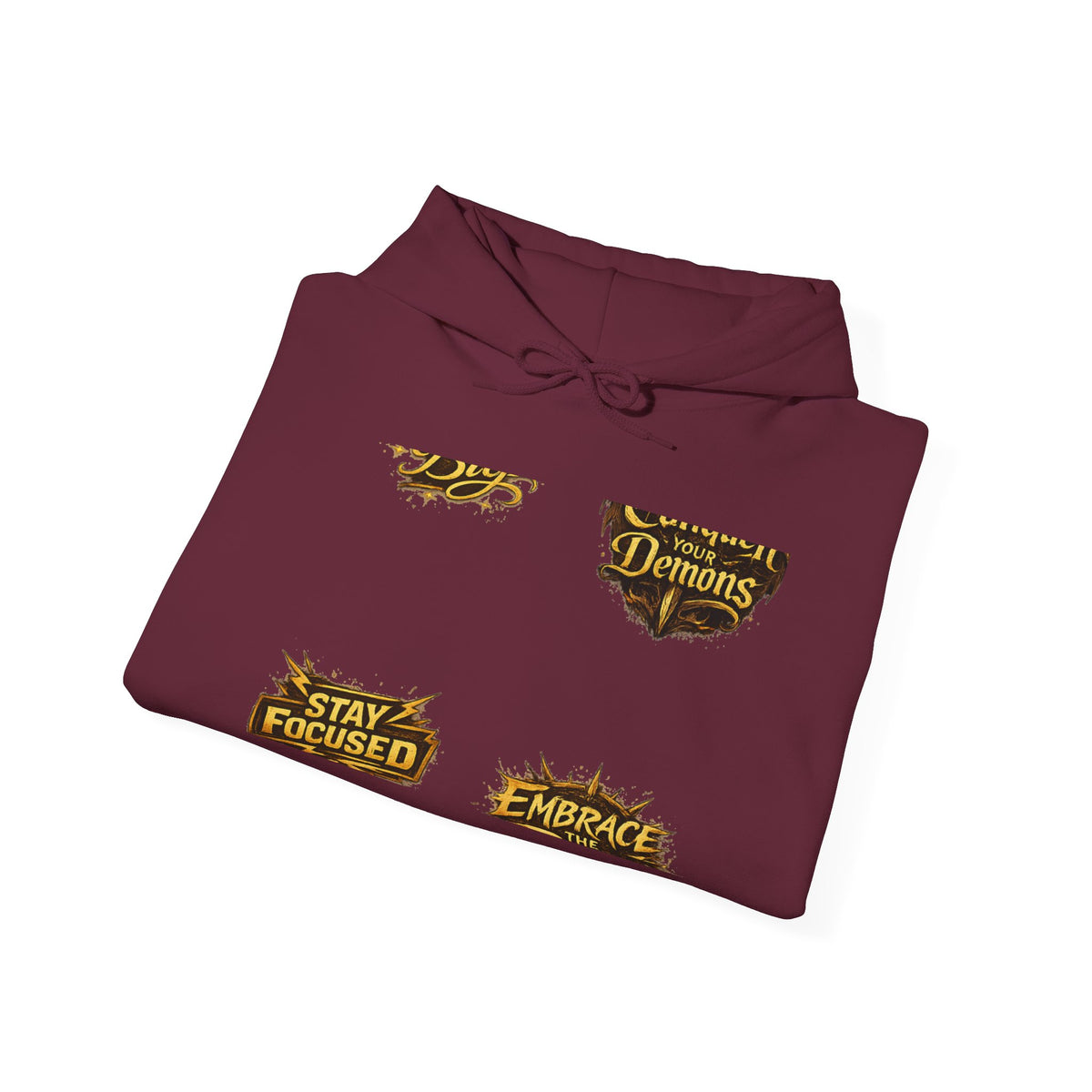 Stay Focused Hoodie — Motivational Graphic Pullover