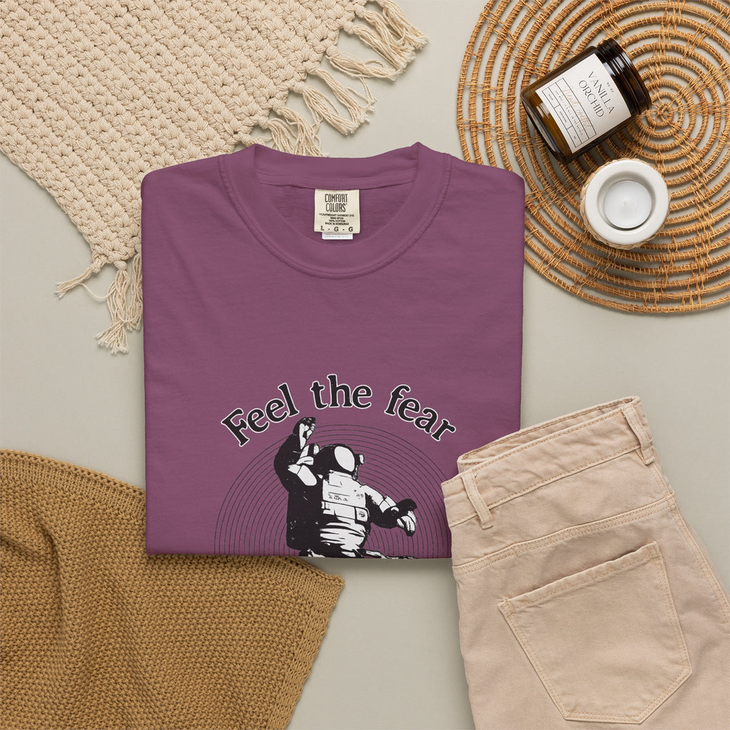 Astronaut 'Feel the Fear and Do It Anyway' Graphic T‑Shirt