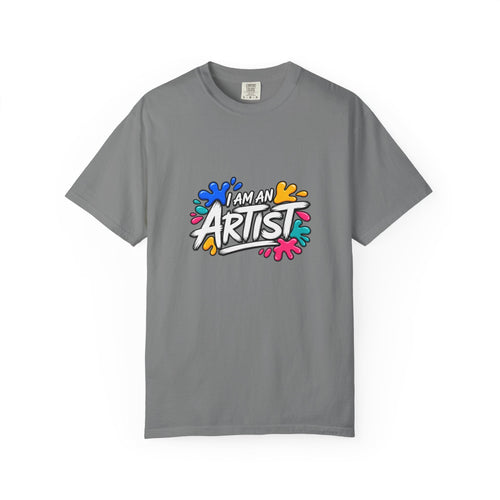 Artist T‑Shirt — "Human Artist" Colorful Paint Splash Graphic Tee