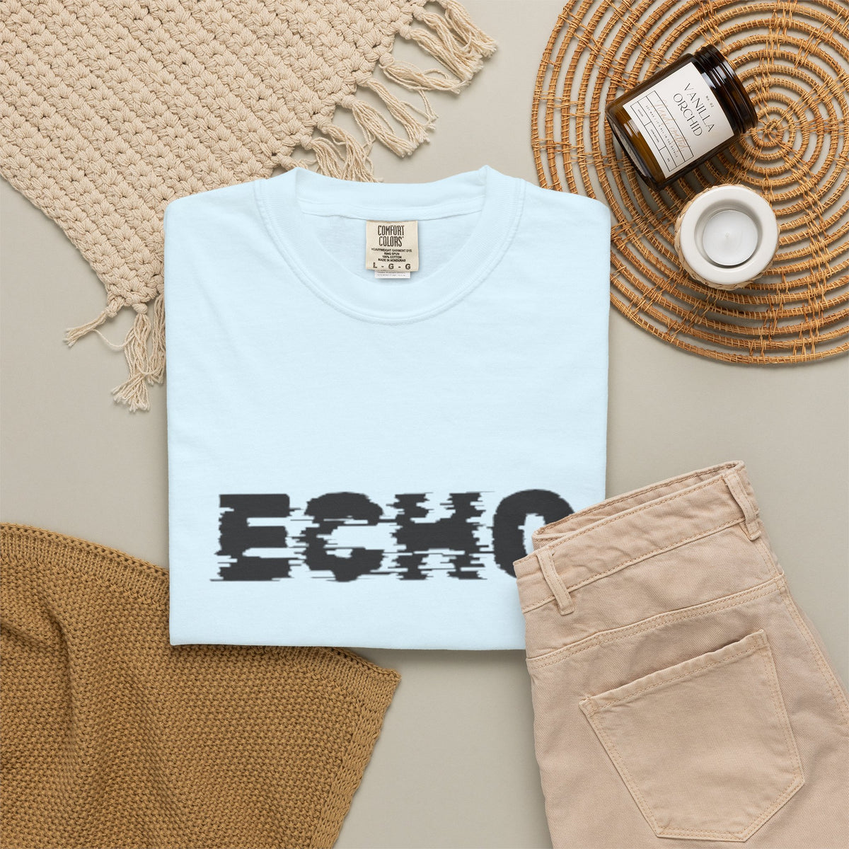 Echo Distorted Logo T-Shirt