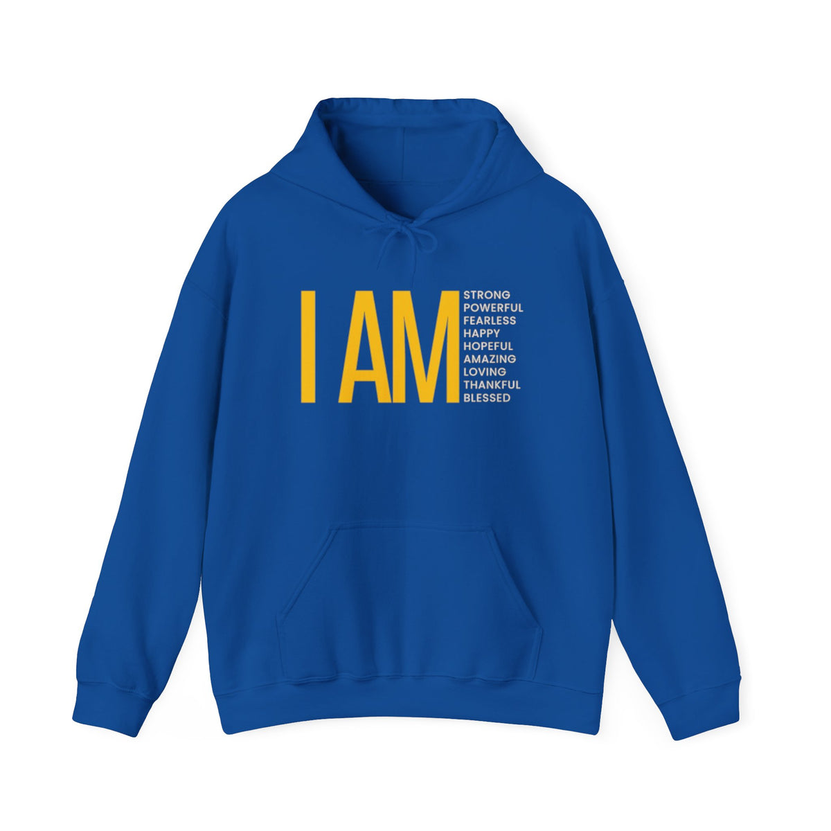 I AM Affirmation Hoodie — Inspirational Self-Love Sweatshirt