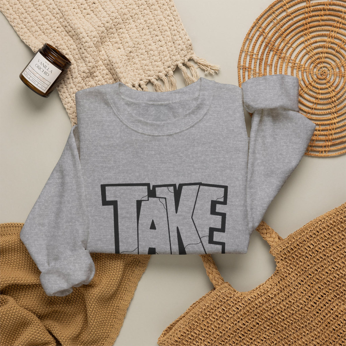 Take Over Crewneck Sweatshirt — Bold Streetwear Graphic Pullover