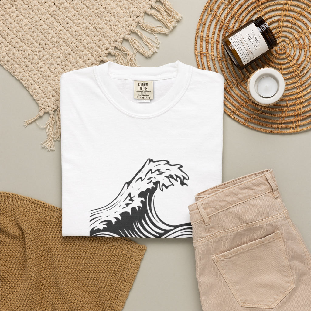 Rise Up Wave T-Shirt — Graphic Ocean Wave Tee