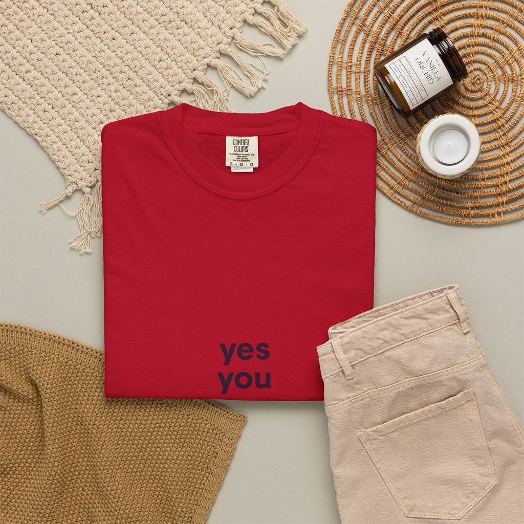 Yes You Can T-Shirt — Minimal Motivational Tee