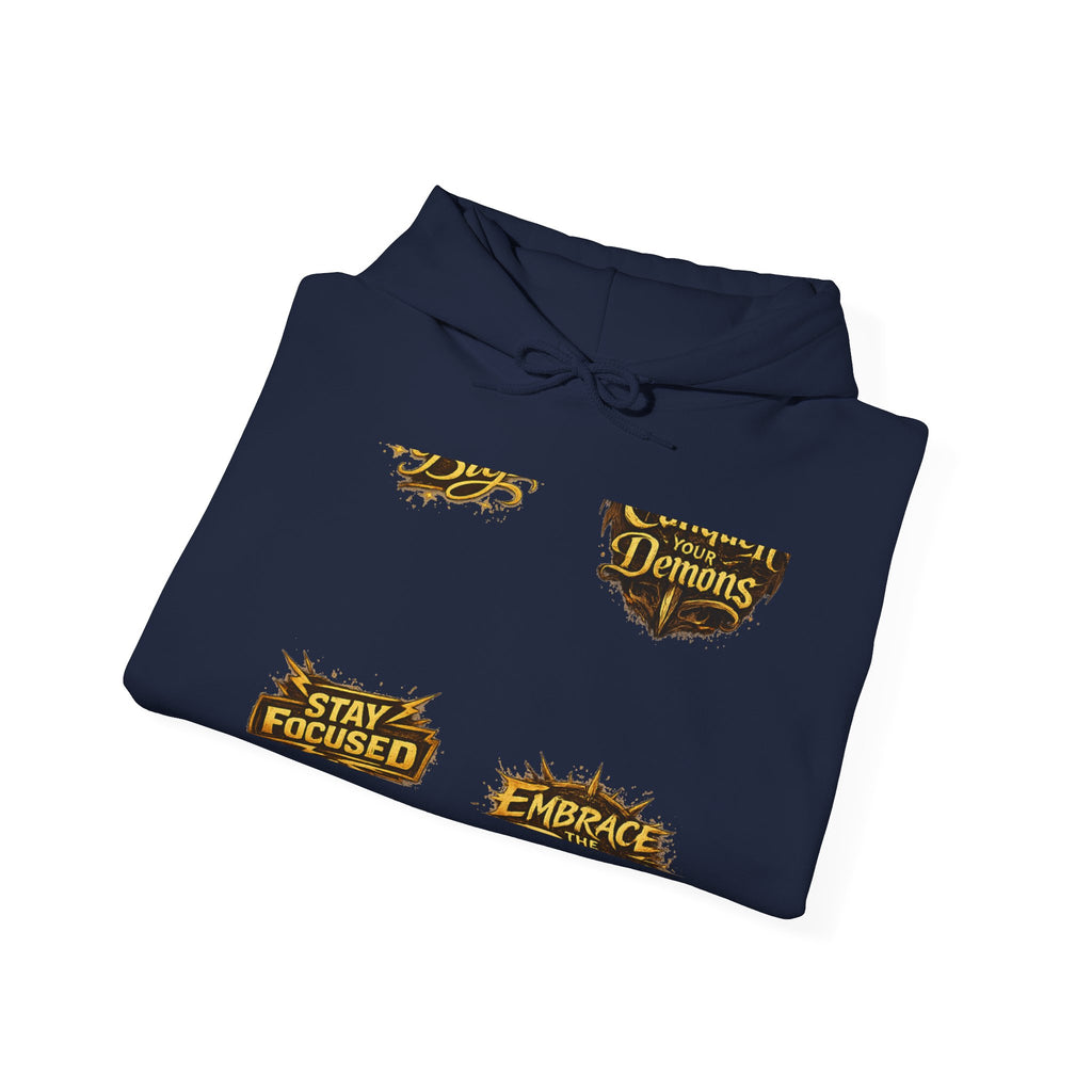 Stay Focused Hoodie — Motivational Graphic Pullover