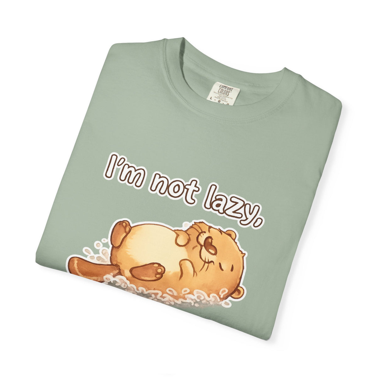 Funny 'I'm Not Lazy, I'm in Energy Saving Mode' T-Shirt