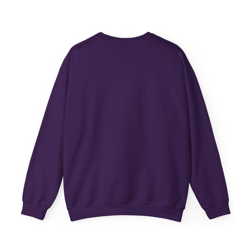 Retro Forest Crewneck Sweatshirt — Colorblock Trees Graphic