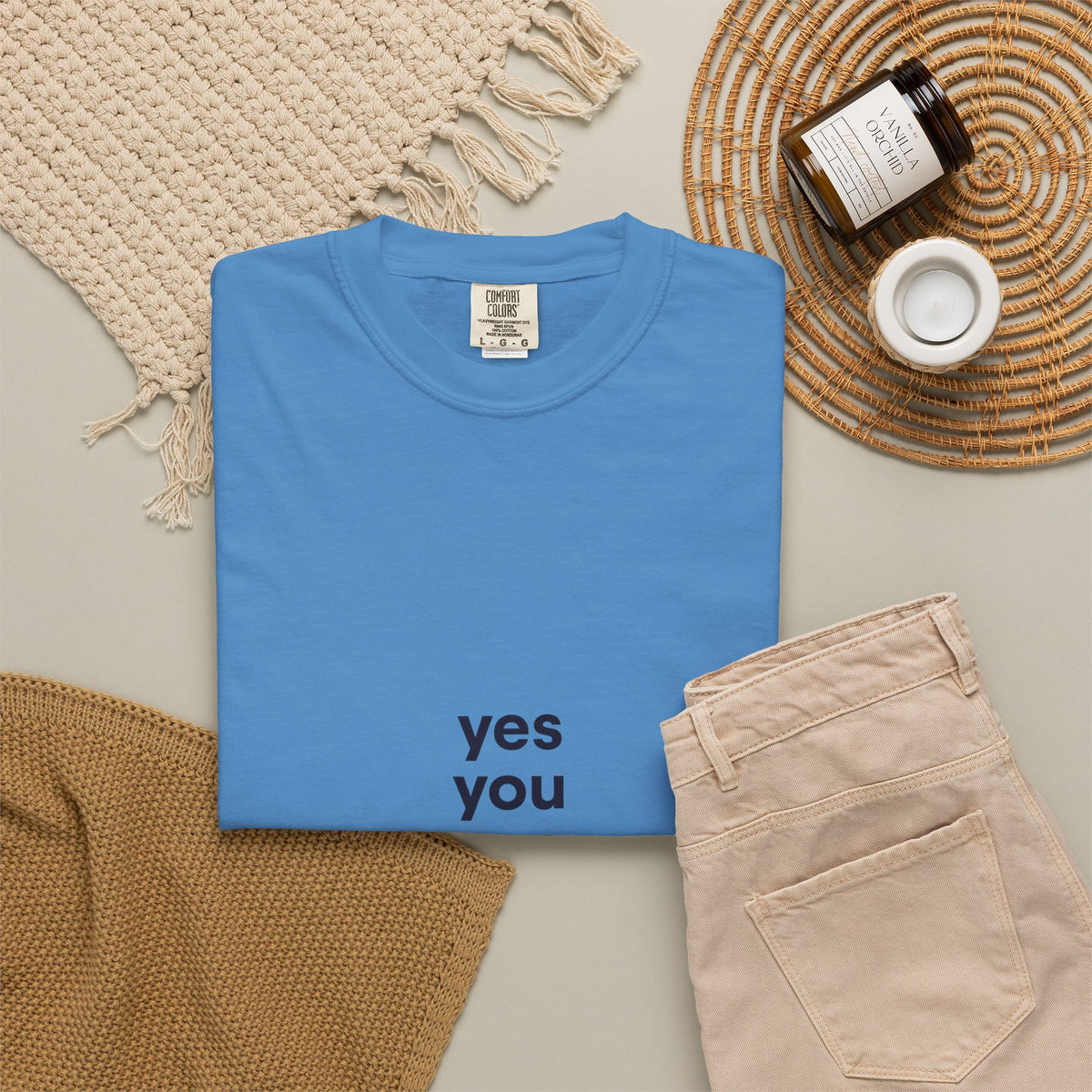 Yes You Can T-Shirt — Minimal Motivational Tee