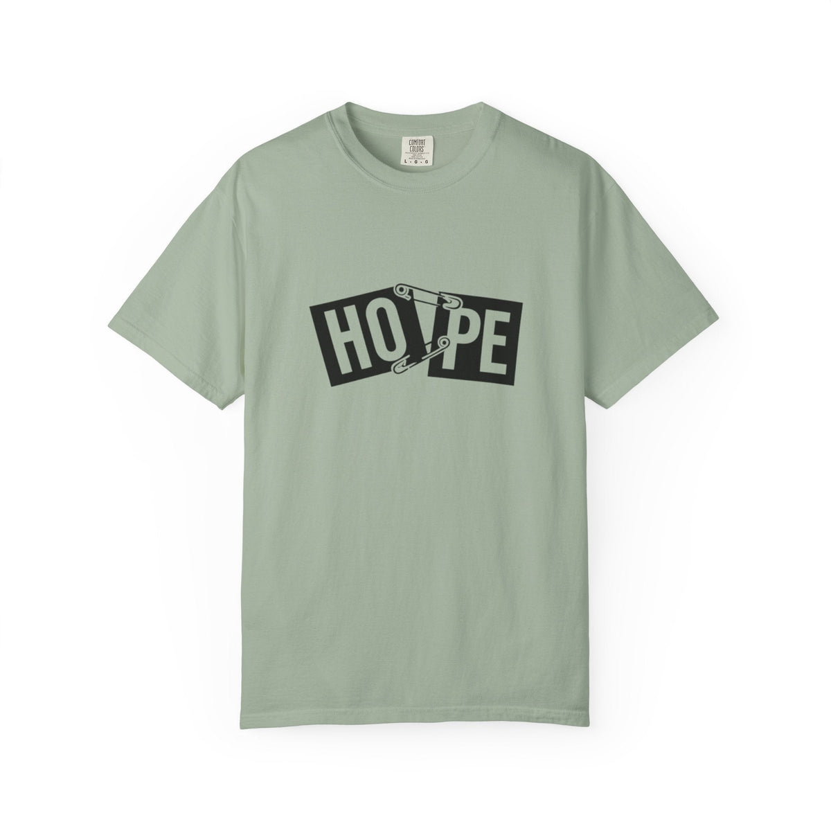 Hope Safety Pin T-Shirt — Graphic 'HOPE' Design