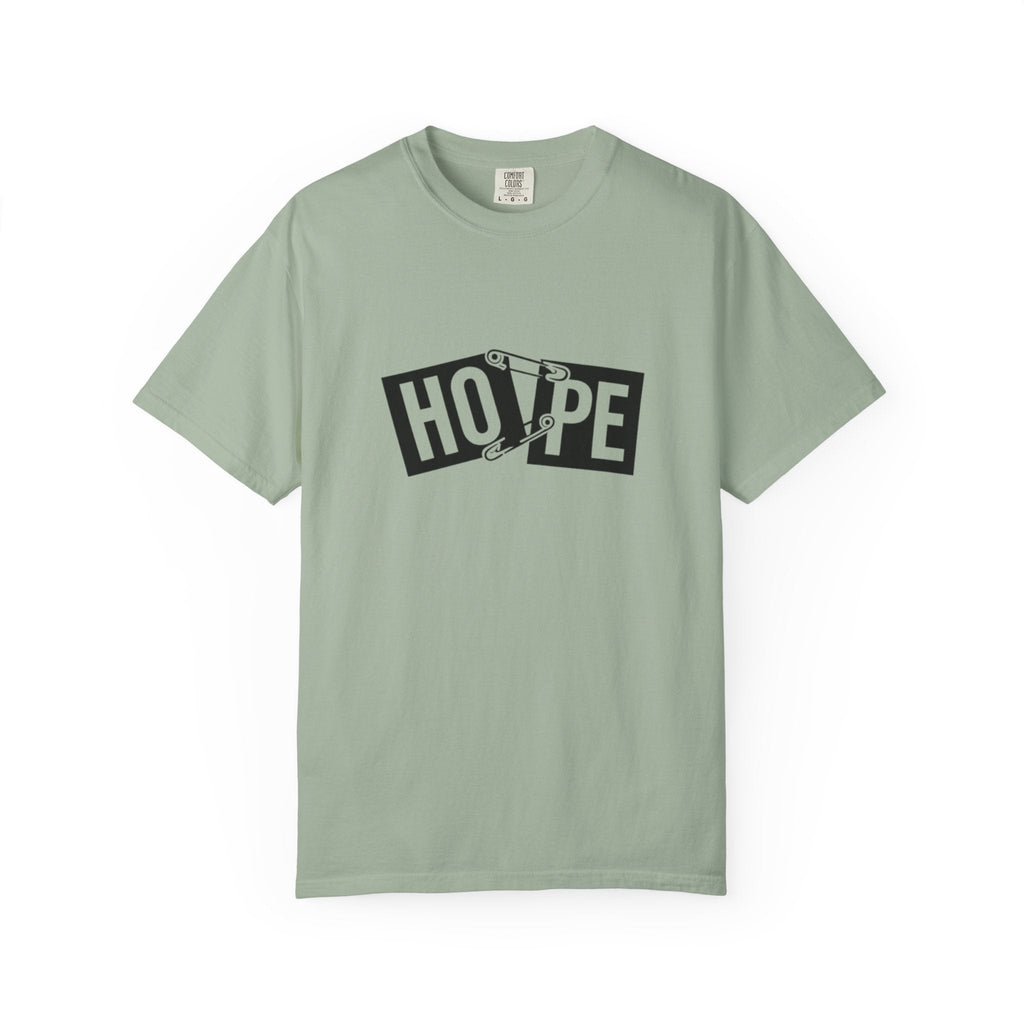 Hope Safety Pin T-Shirt — Graphic 'HOPE' Design