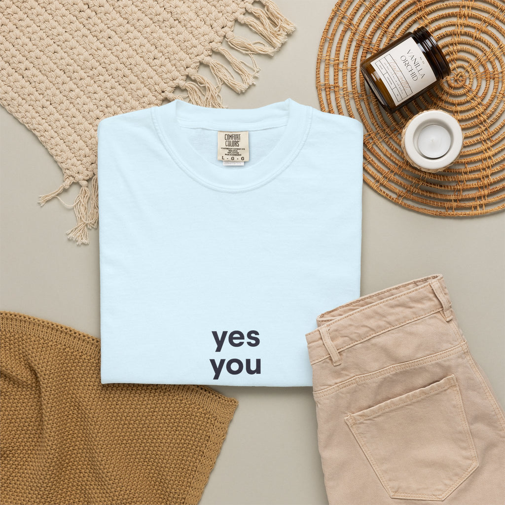 Yes You Can T-Shirt — Minimal Motivational Tee