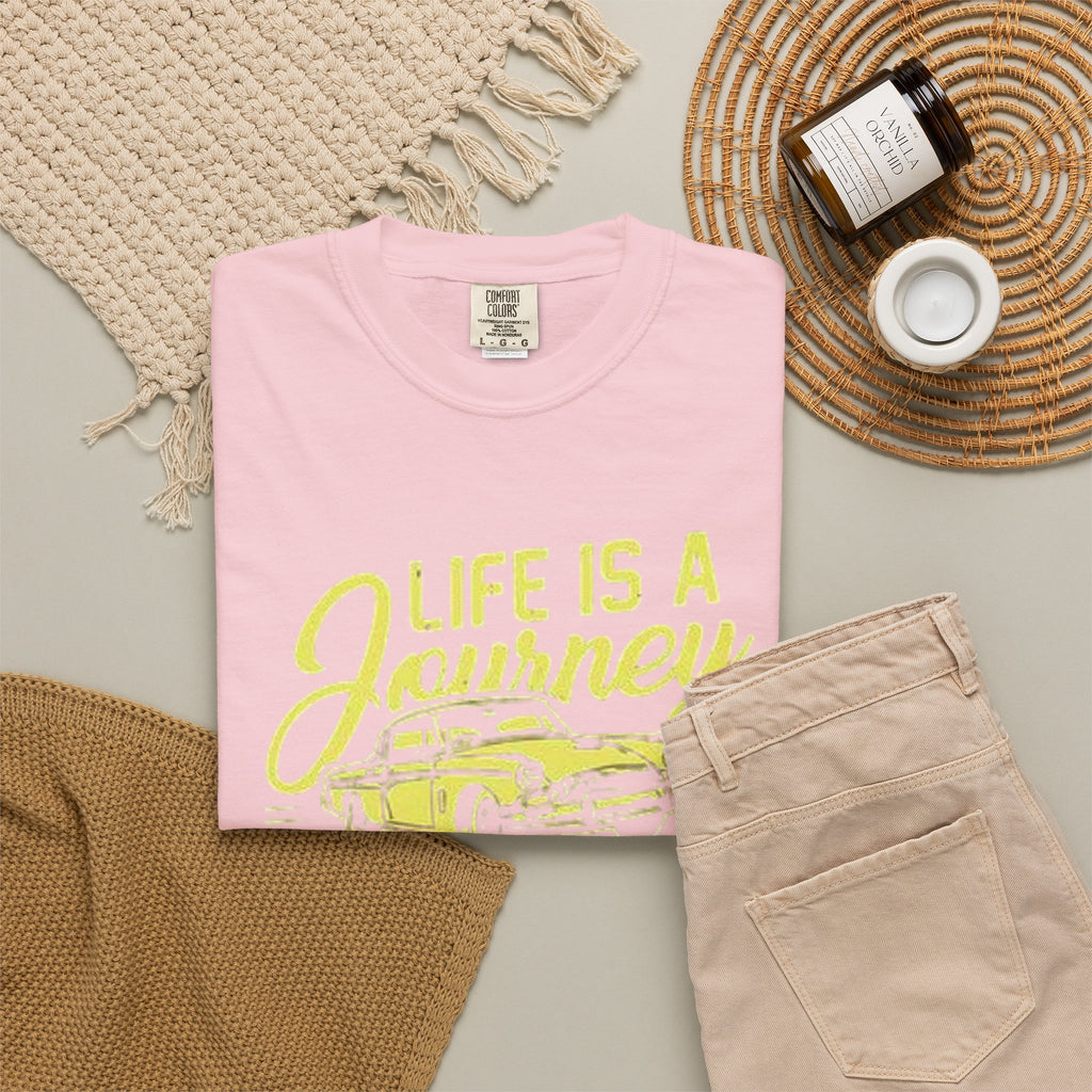 Enjoy The Ride T-Shirt — 'Life Is A Journey' Vintage Car Tee