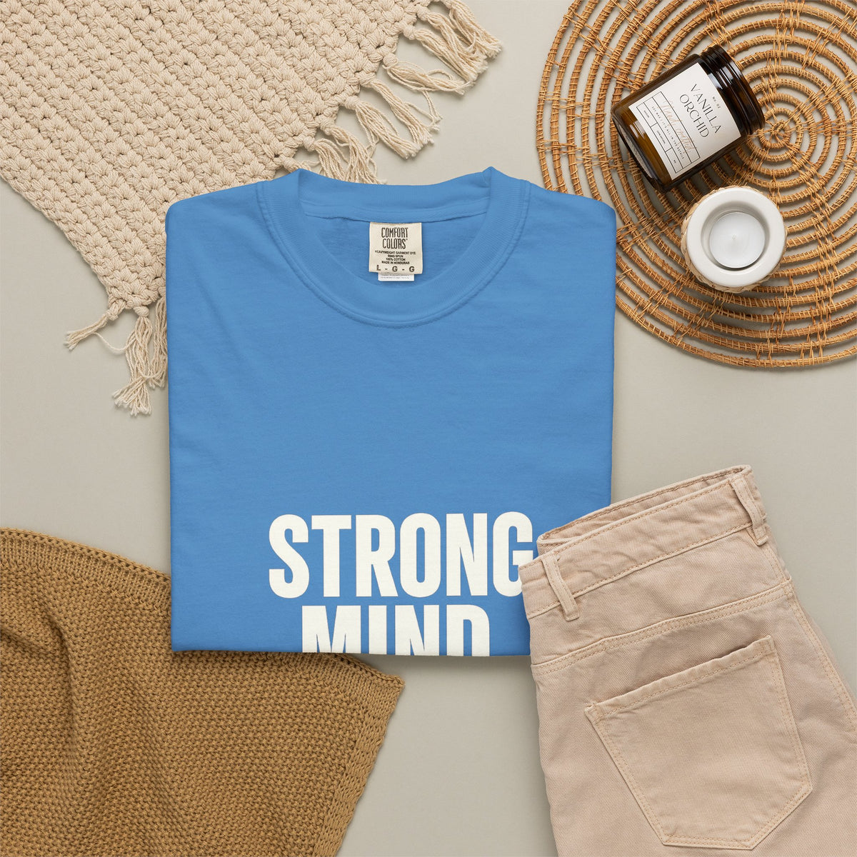 Strong Mind Strong Life Tee — Motivational Graphic T-Shirt