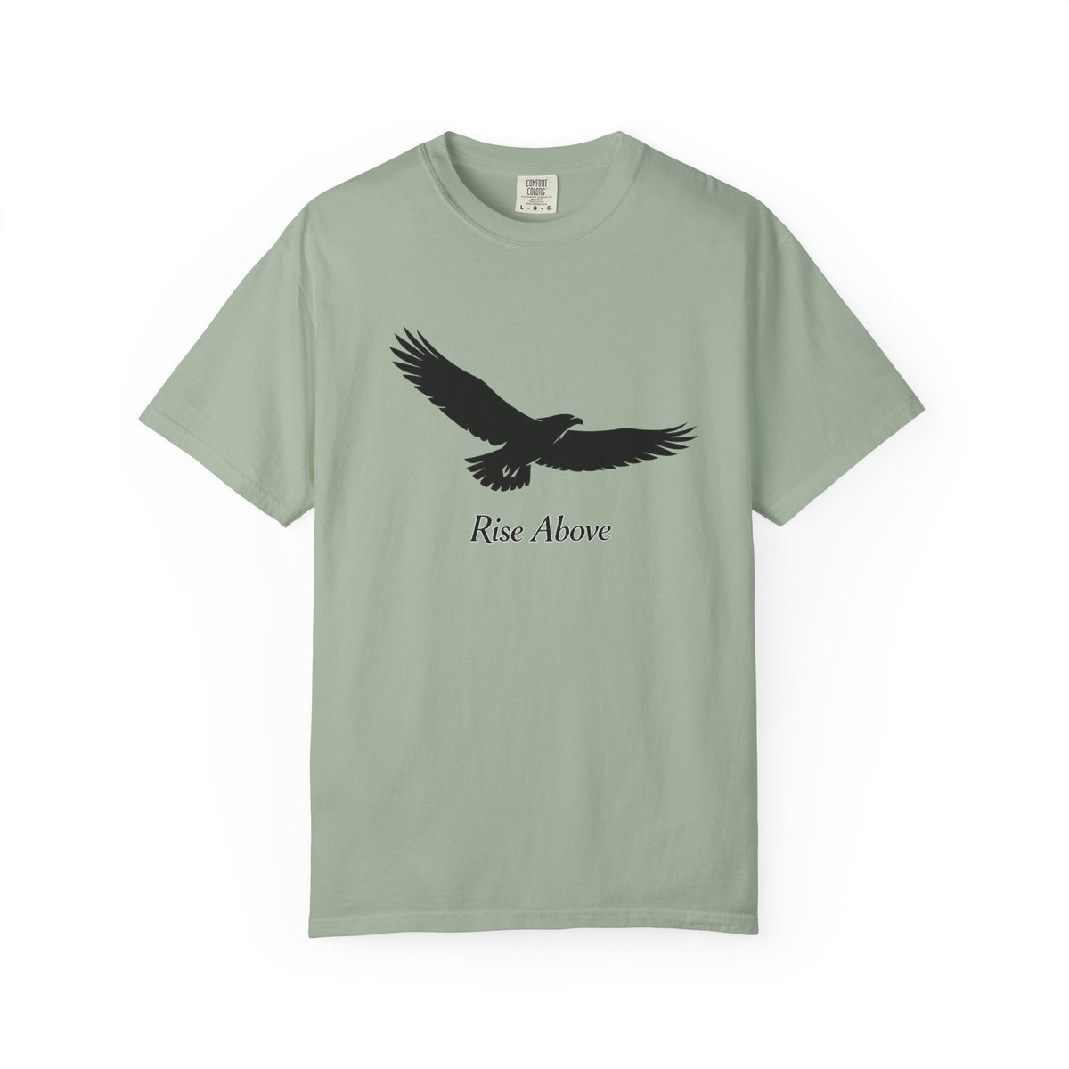 Rise Above Eagle T-Shirt — Inspirational Eagle Graphic Tee