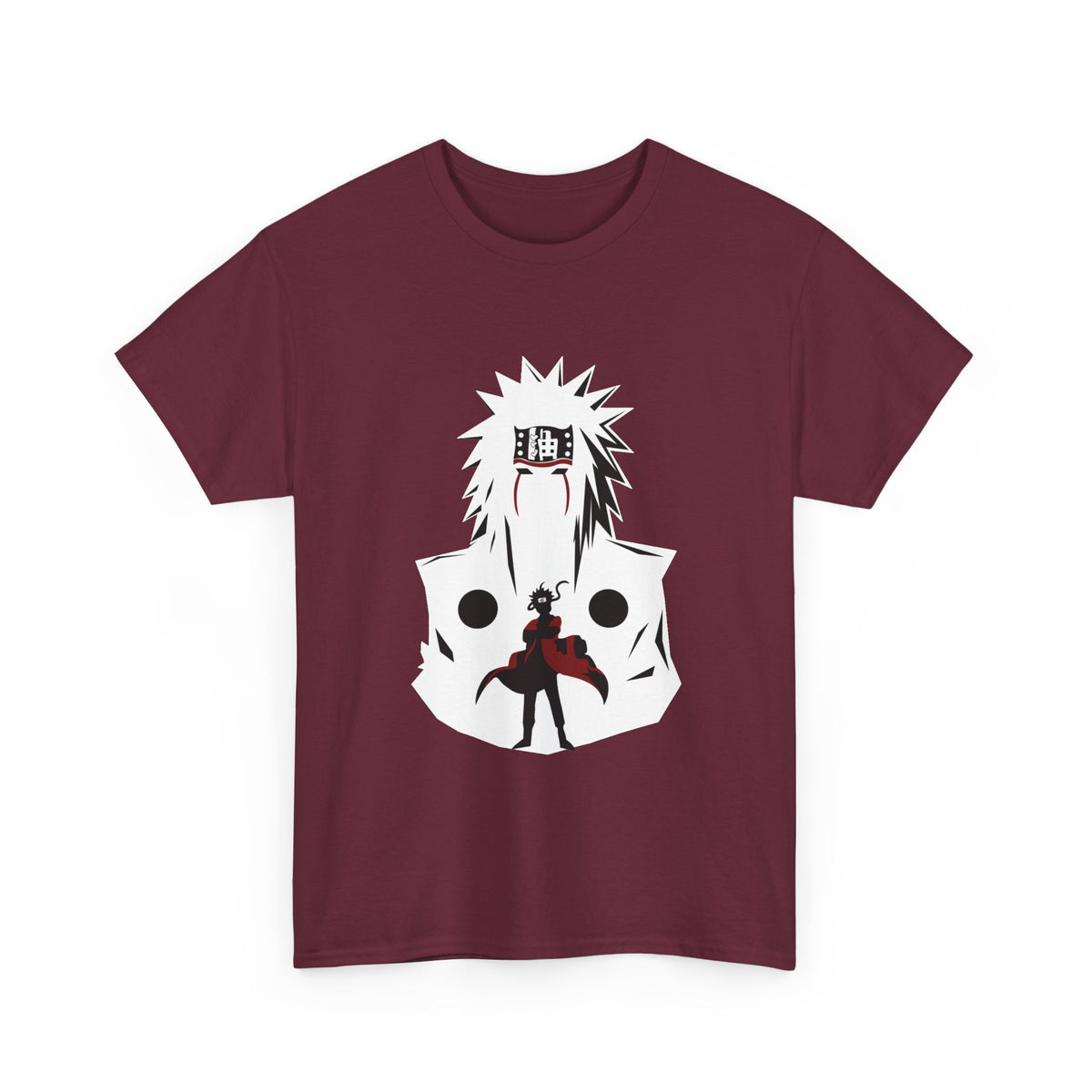 Anime Shadow Warrior T-Shirt — Silhouette Battle Graphic Tee