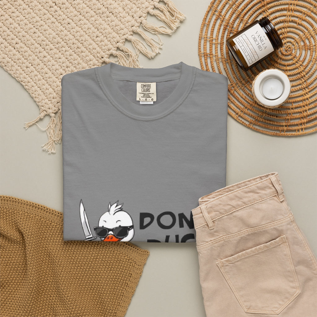 Don't Duck With Me T-Shirt — Funny Angry Duck Graphic Tee