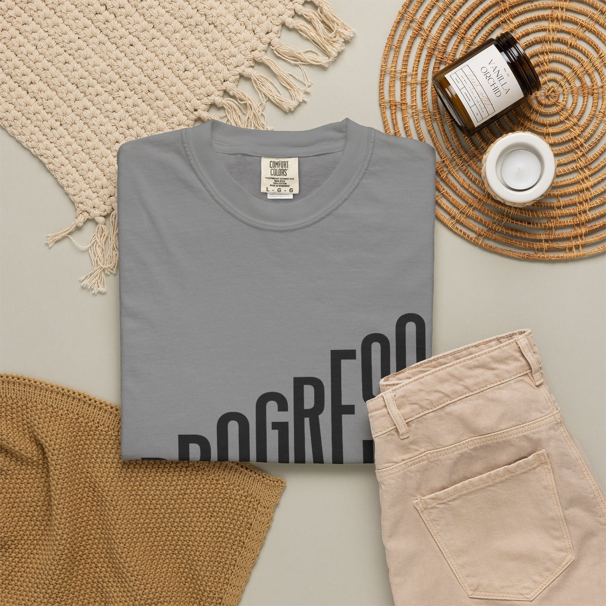Progress Graphic T-Shirt — Modern Motivational Tee