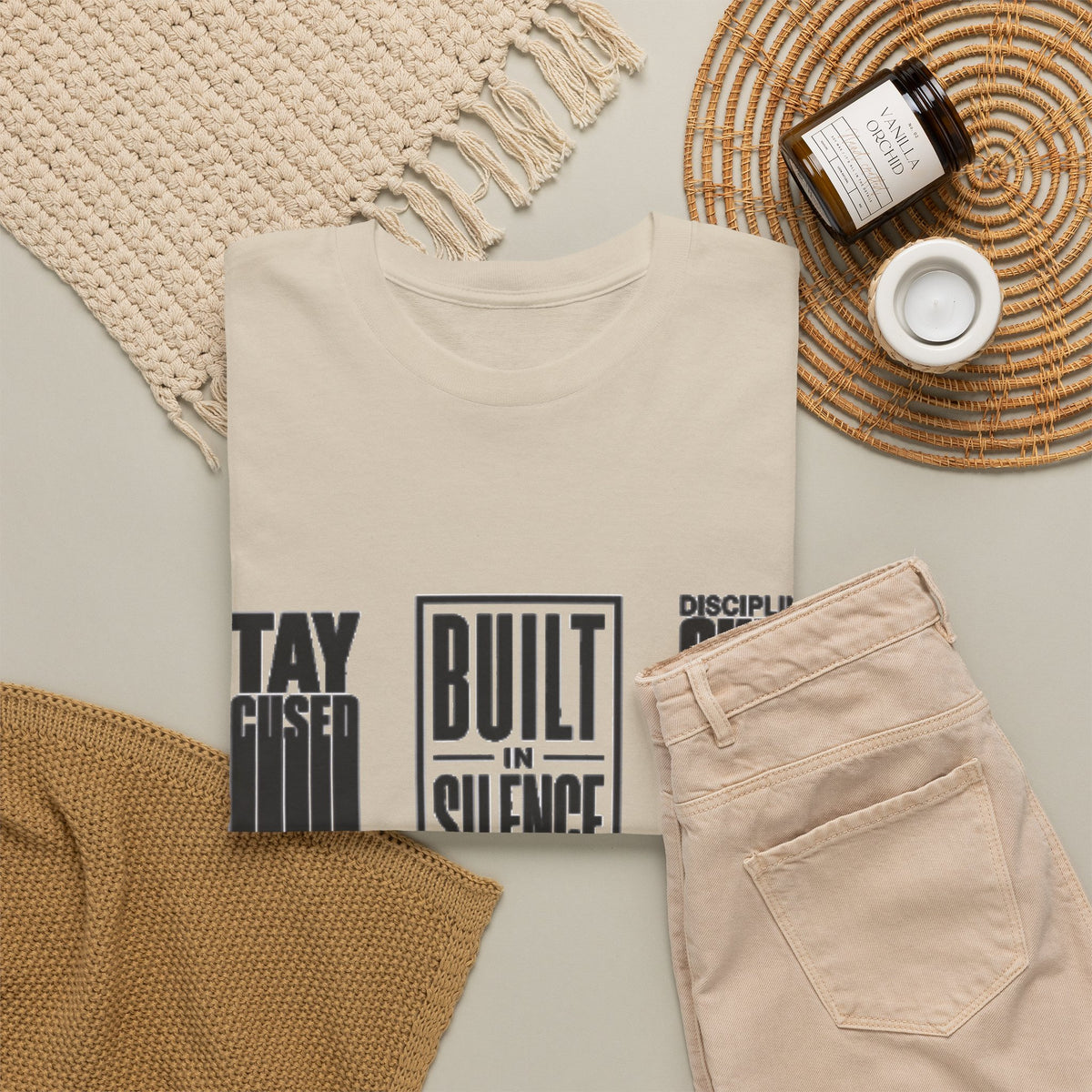 Stay Focused Tee — Motivational Graphic T‑Shirt