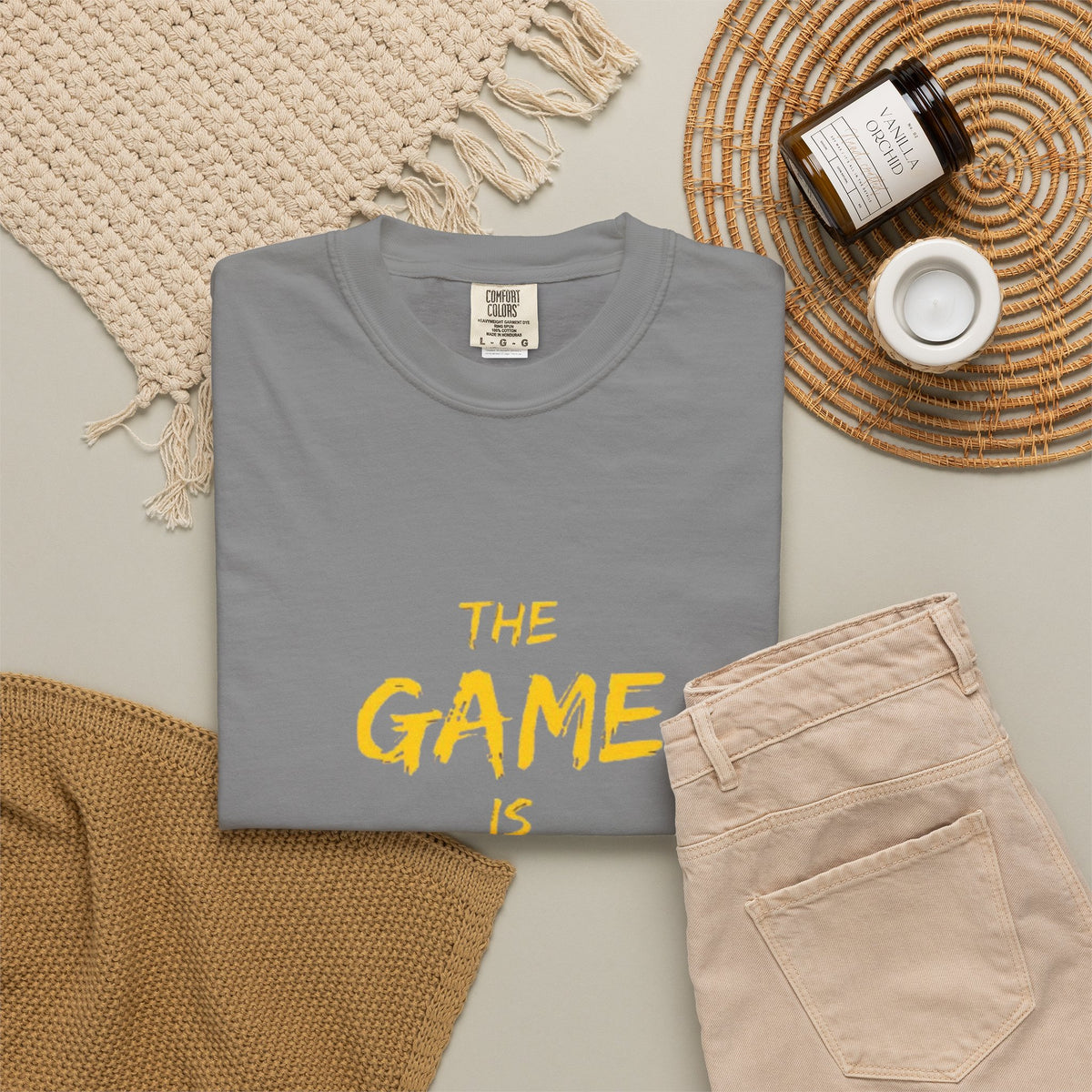 T-Shirt — “The Game Is Not Over” Motivational Graphic Tee