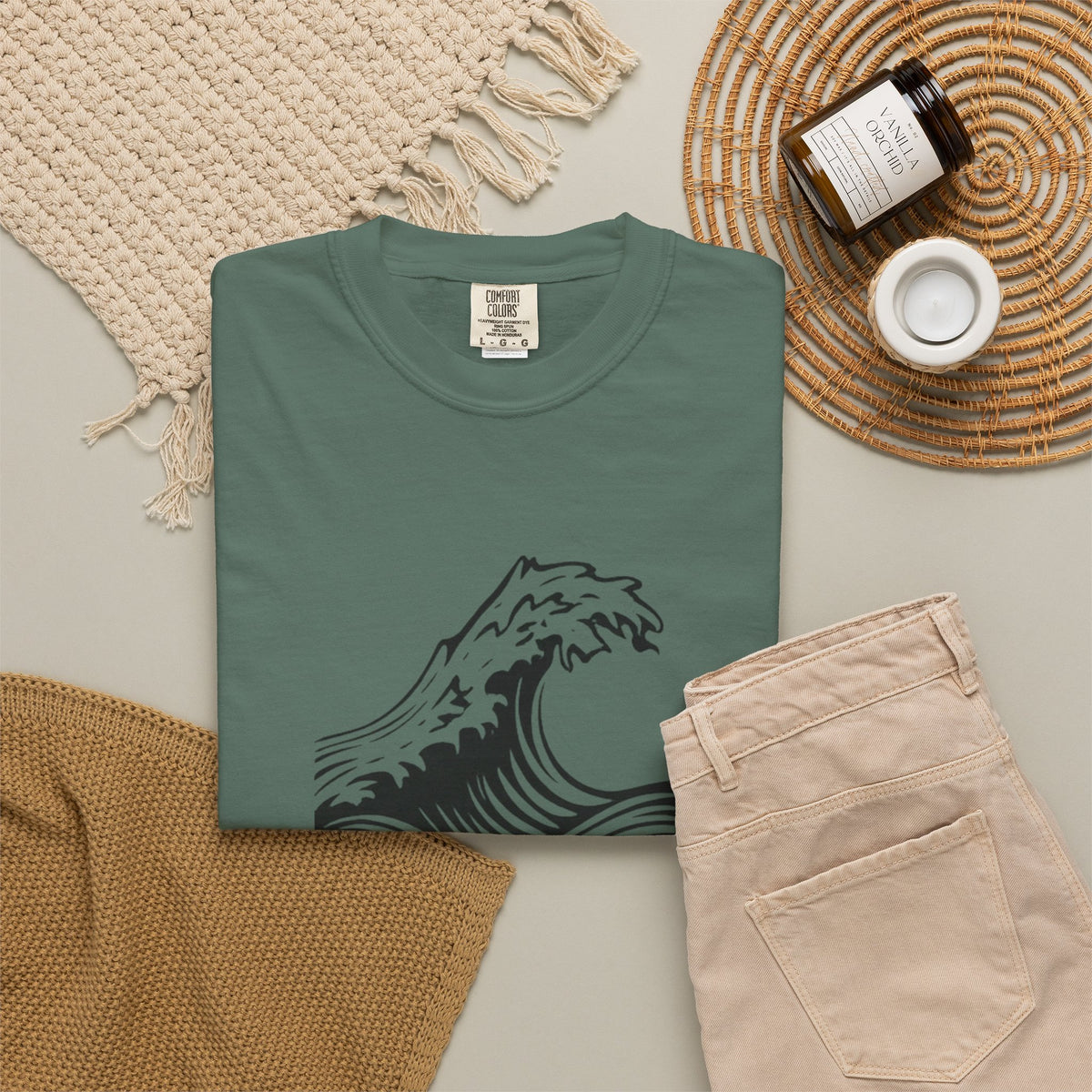 Rise Up Wave T-Shirt — Graphic Ocean Wave Tee