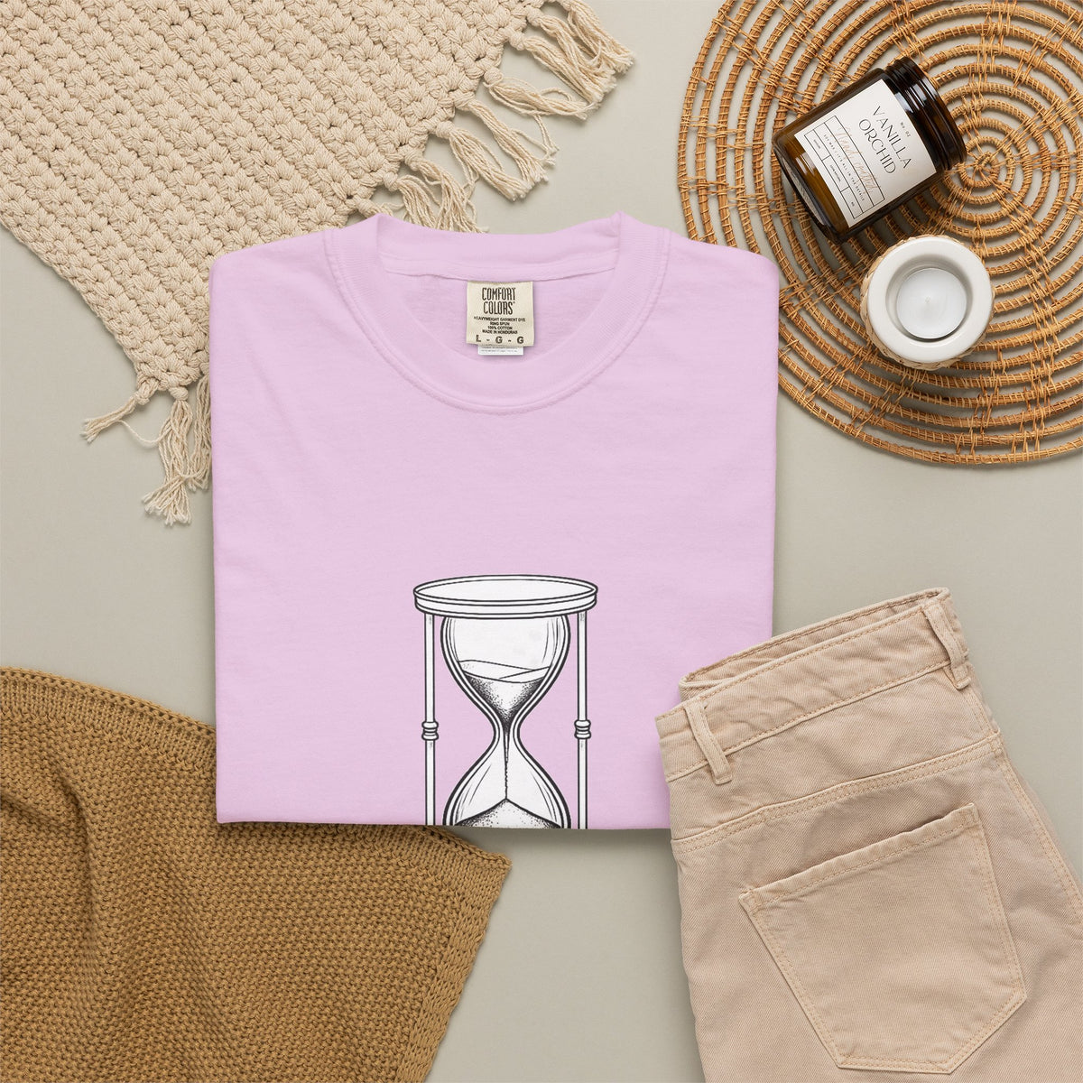 Trust the Process T-Shirt — Hourglass Graphic Inspirational Tee