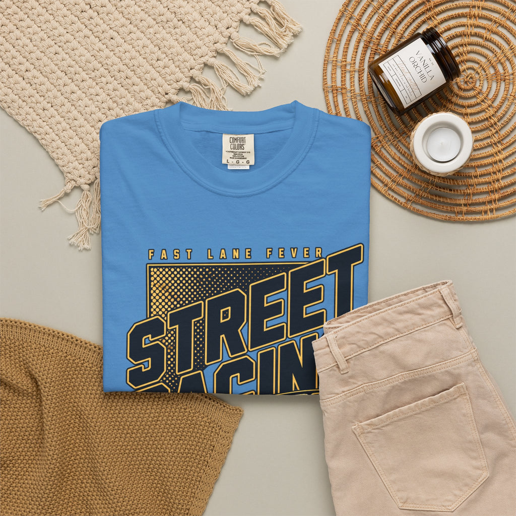 Street Racing Car T-Shirt — Retro Drift Racing Graphic Tee