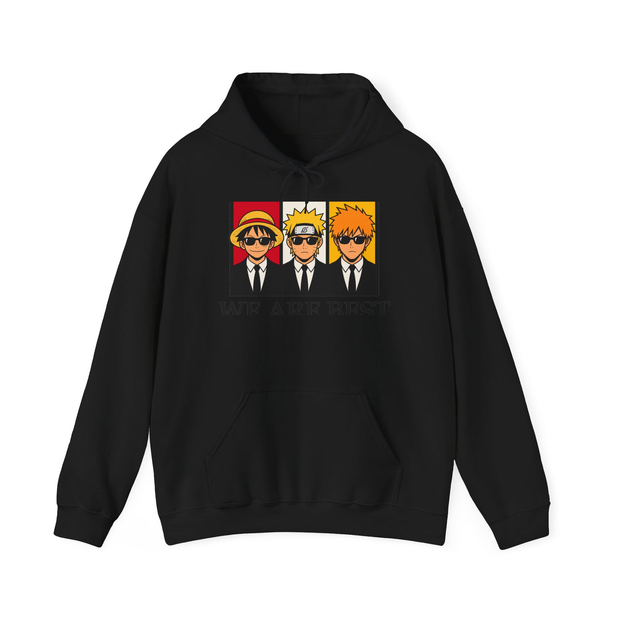 Anime Trio Graphic Hoodie