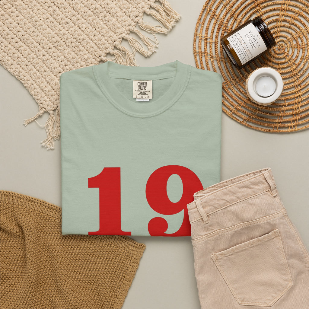 1999 Retro Number T-Shirt — Vintage Birth Year Tee