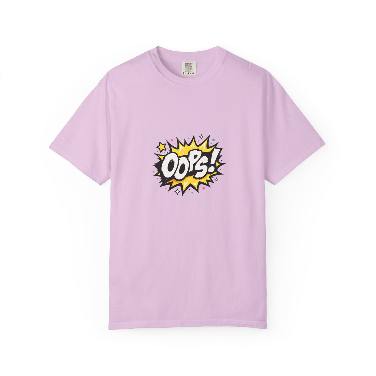 Oops! Comic Graphic T-Shirt — Retro Pop Art Tee