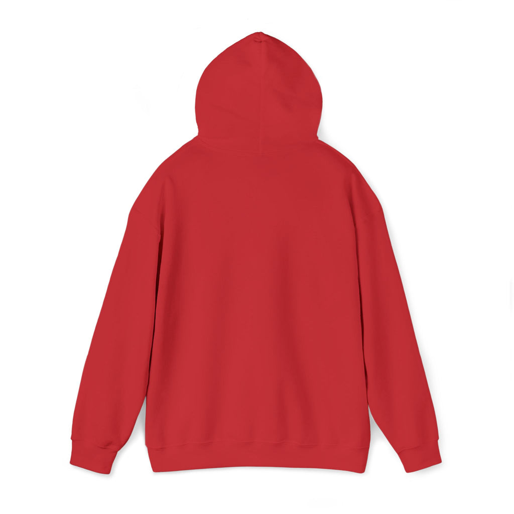 Risk/Reward Graphic Hoodie — “RISK | RICH” Distressed Text Sweatshirt