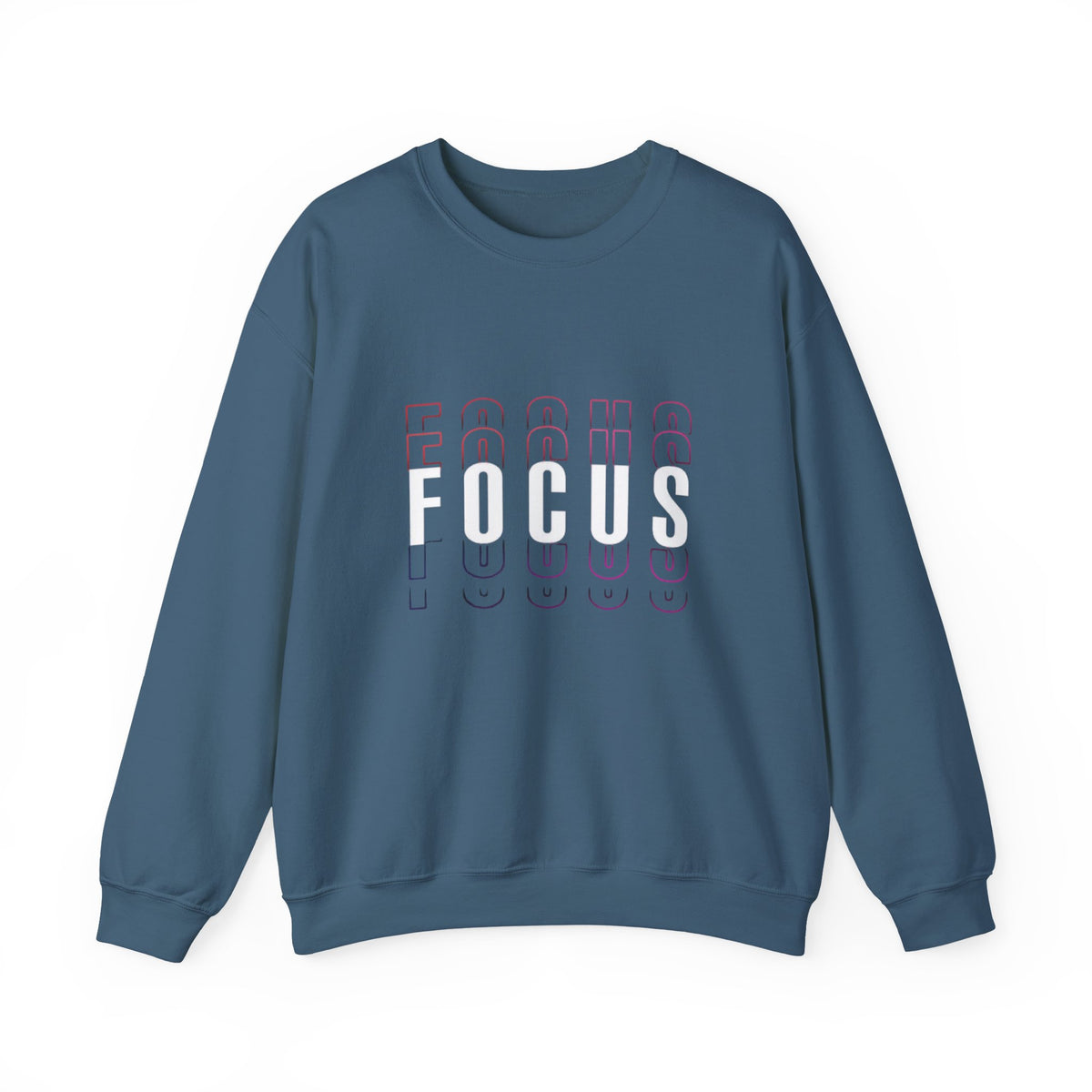 Focus Crewneck Sweatshirt — Motivational Casual Pullover