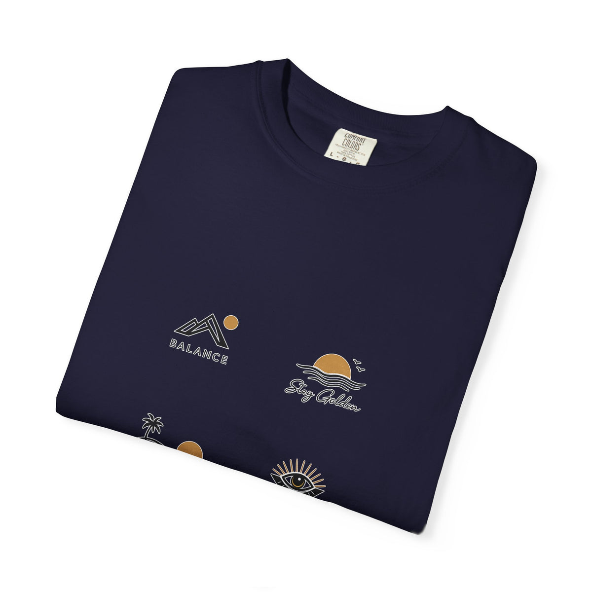 Paradise Club Tee — Minimal Sunset Palm Graphic T-Shirt
