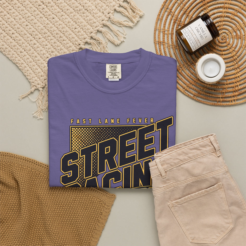 Street Racing Car T-Shirt — Retro Drift Racing Graphic Tee