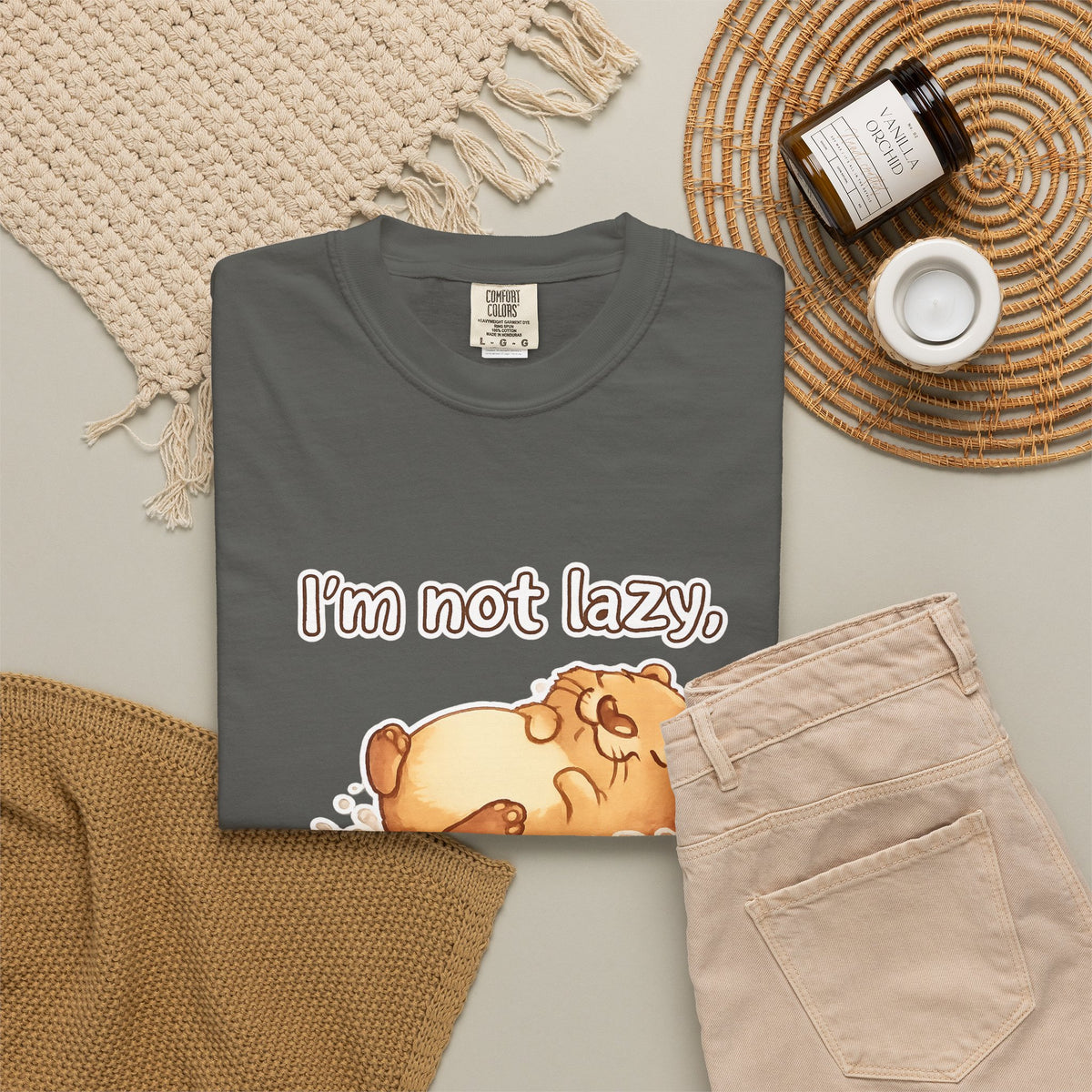 Funny 'I'm Not Lazy, I'm in Energy Saving Mode' T-Shirt
