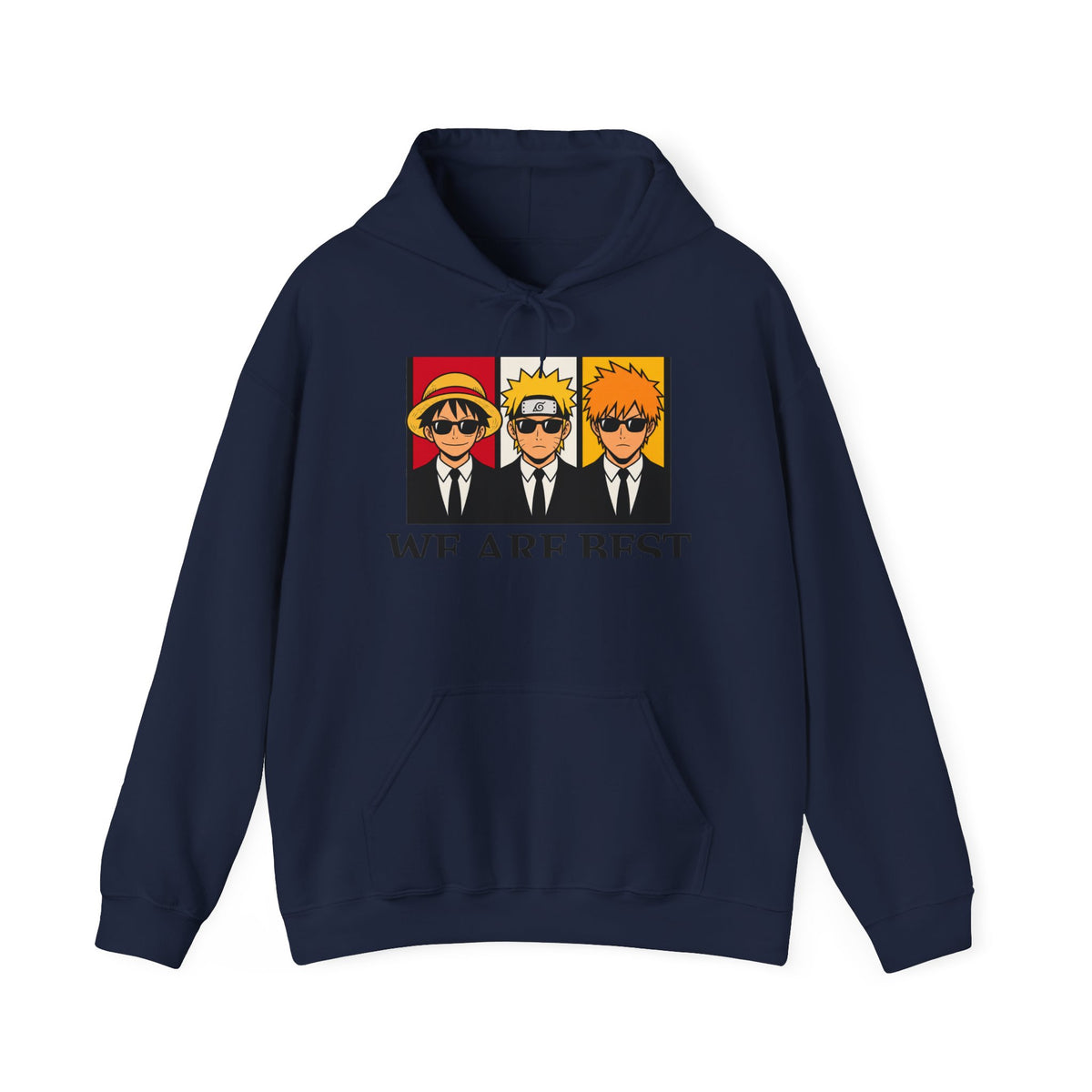 Anime Trio Graphic Hoodie