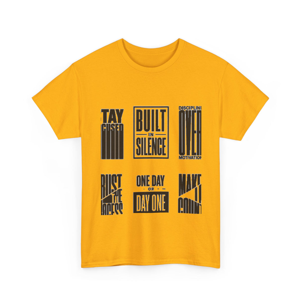 Stay Focused Tee — Motivational Graphic T‑Shirt